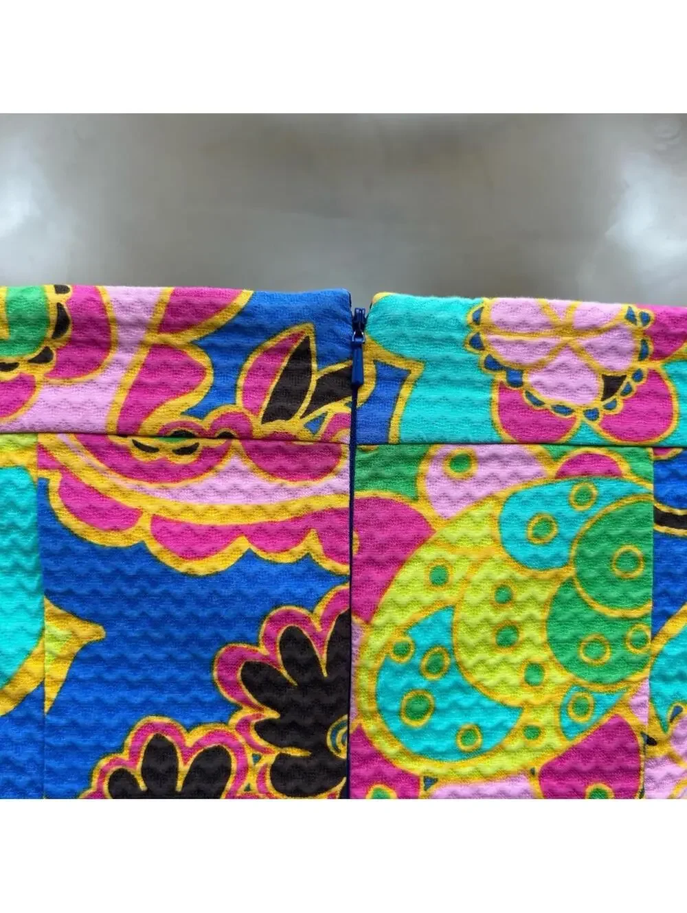Lilly Pulitzer Bernadette Dress Starry Blue Drama Queen Print Pockets | Size 2 - Picture 8 of 13